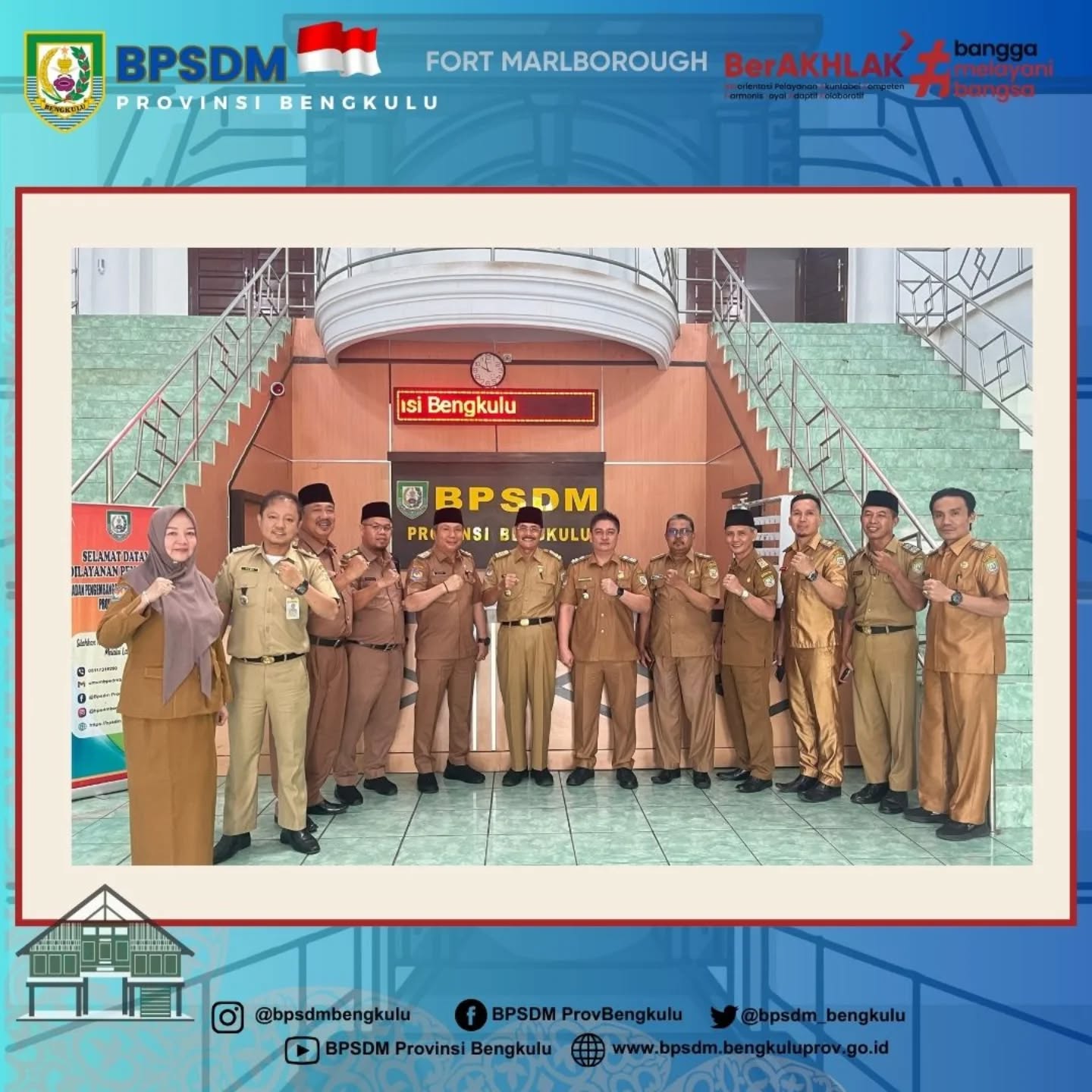Sertijab Kepala Bidang Pengembangan Kompetensi Manajerial BPSDM Provinsi Bengkulu